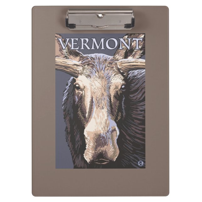 Carpeta De Pinza De VermontMoose cierre para arriba (Anverso)