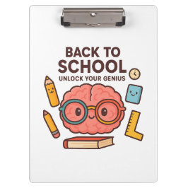 Carpeta De Pinza De vuelta a la escuela - Desbloquea tu genio