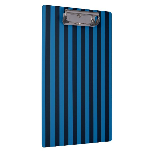 Carpeta De Pinza Deco franjas verticales azules (Derecha)