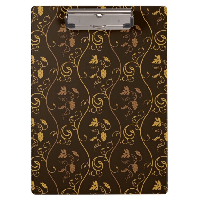 Carpeta De Pinza Décor de las uvas (Anverso)