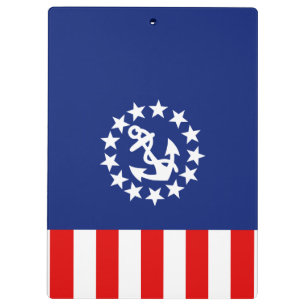 Carpeta De Pinza Decoración de la bandera náutica norteamericana
