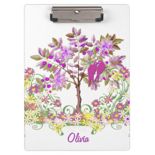 Carpeta De Pinza Decoración del hogar personalizada de orquídeas ra