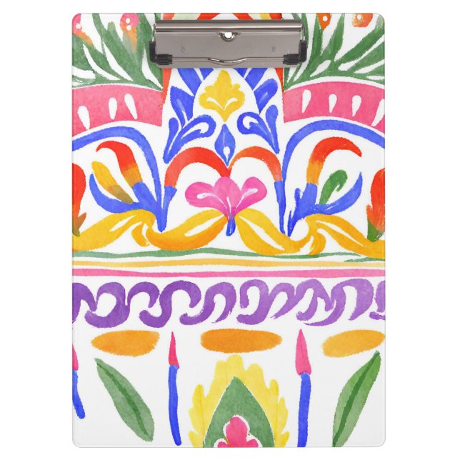 Carpeta De Pinza decoración tradicional rumana (Anverso)