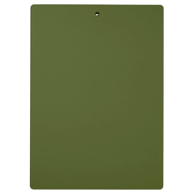 Carpeta De Pinza Decoración verde oliva Personalizar fácilmente est (Reverso)