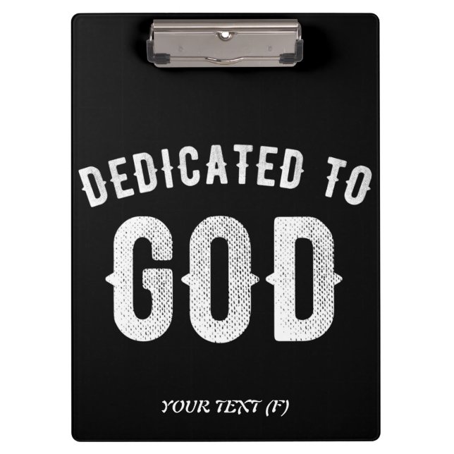 CARPETA DE PINZA DEDICADO A DIOS PERSONALIZABLE GUAY TEXTO BLANCO (Anverso)