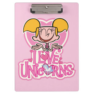 Carpeta De Pinza Dee Dee - Amo Unicornios