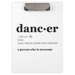 Carpeta De Pinza Definición de un bailarín