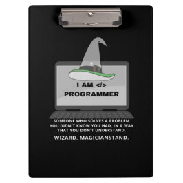 Carpeta De Pinza Definición divertida del programador