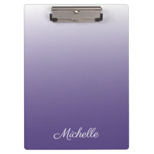 Carpeta De Pinza Degradado oscuro ultravioleta personalizado