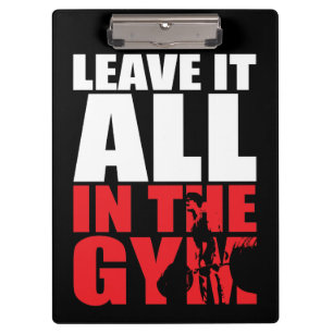 Carpeta De Pinza Déjalo Todo En El Gimnasio - Última Jornada