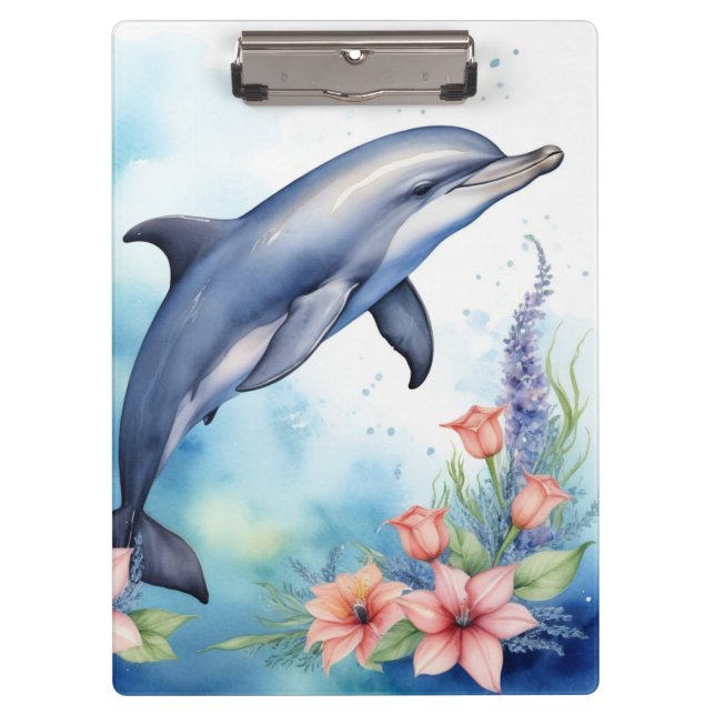 Carpeta De Pinza Delfín marino (Anverso)