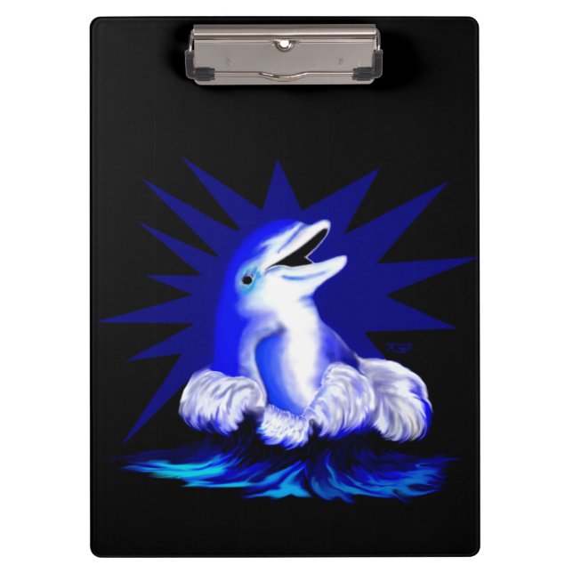 Carpeta De Pinza Delfín sonriente (Anverso)