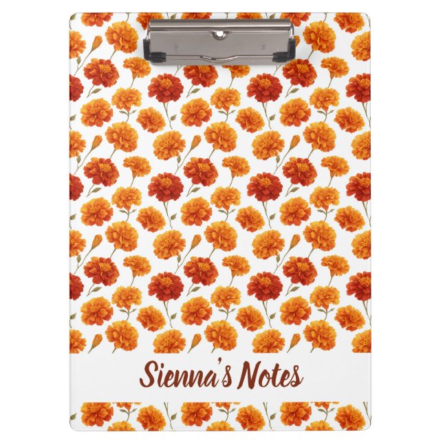 Carpeta De Pinza Delicate Mariold Pattern Name (Anverso)