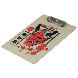 Carpeta De Pinza Demonio japonés