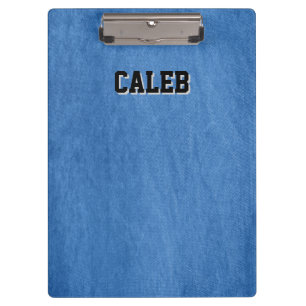 Carpeta De Pinza denim azul