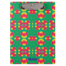 DENISE ~ Diseño rosa, rojo, amarillo y verde