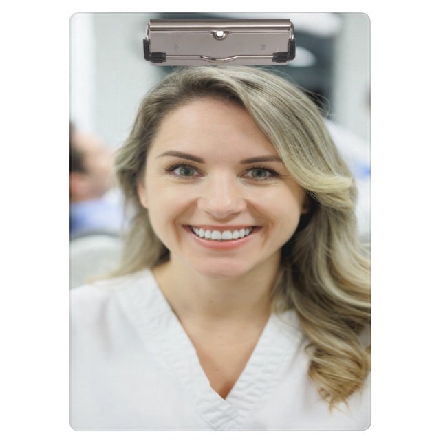 Carpeta De Pinza Dentist Photo Customize Personalize (Anverso)
