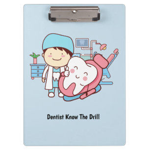 Carpeta De Pinza Dentista animado con el diente