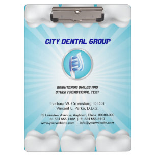 Carpeta De Pinza Dentista brillante de los dientes