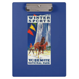 Carpeta De Pinza Deportes de invierno en Yosemite PosterYosemite,