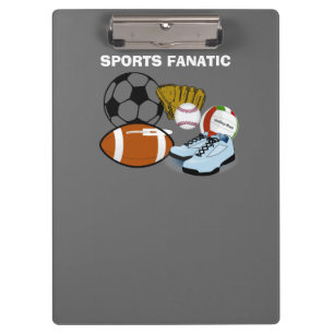 Carpeta De Pinza Deportes fanáticos