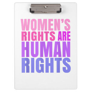 Carpeta De Pinza Derechos Humanos Derechos de la Mujer
