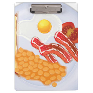 Carpeta De Pinza Desayuno inglés