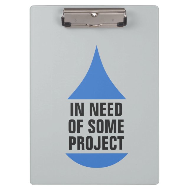Carpeta De Pinza Descenso azul estilístico del proyecto de la (Anverso)