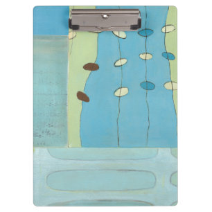 Carpeta De Pinza Desfile azul abstracto del huevo