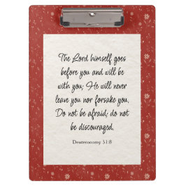 Carpeta De Pinza Deuteronomio 31:8 Biblia Verse Image