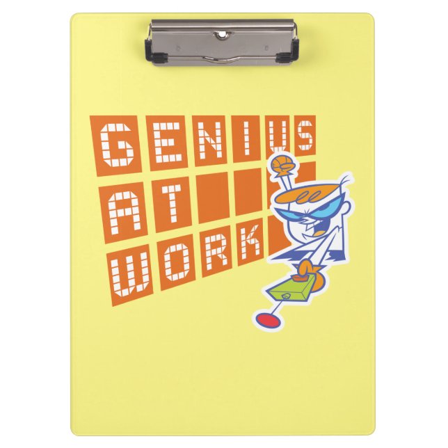 Carpeta De Pinza Dexter "Genius At Work" (Anverso)