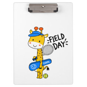 Carpeta De Pinza Día de Campo de Tenis de Jirafa Adorable – Persona
