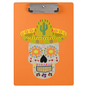 Carpeta De Pinza Día de la Calavera Muerta en México