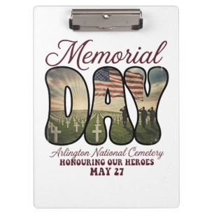 Carpeta De Pinza Día de los Caídos Cementerio Nacional de Arlington