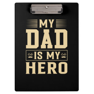 Carpeta De Pinza Día del Padre Mi papá es mi héroe