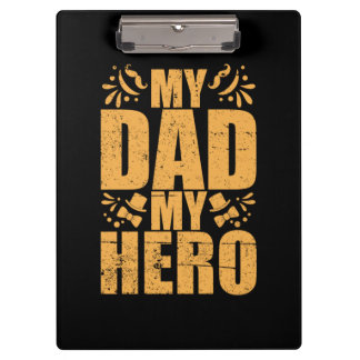 Carpeta De Pinza Día del padre mi papá mi héroe