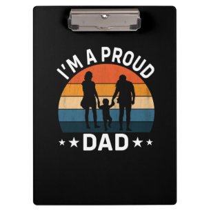 Carpeta De Pinza Día del Padre Soy un padre orgulloso