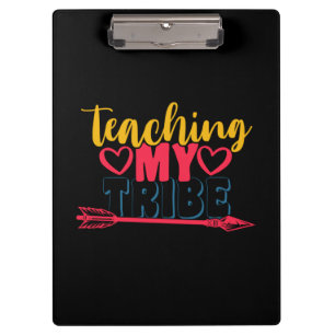 Carpeta De Pinza Día del profesor enseñando mi tribu