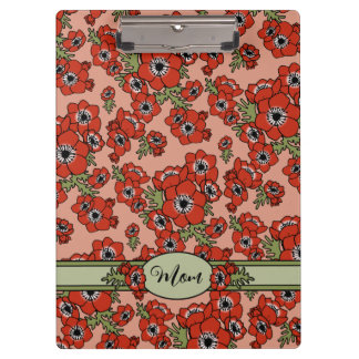 Carpeta De Pinza Día personalizado de la madre