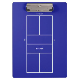 Carpeta De Pinza Diagrama de cancha de pickleball de cocina