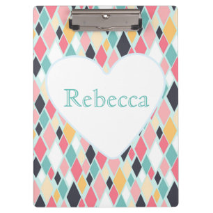 Carpeta De Pinza Diamantes de colores