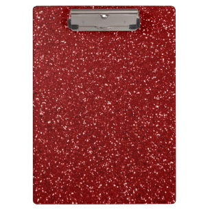 Carpeta De Pinza Diamantina roja