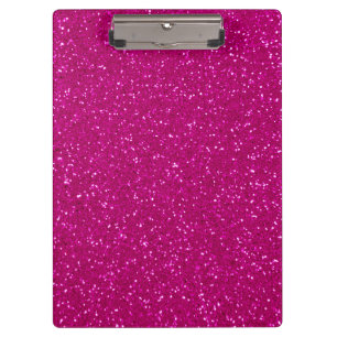 Carpeta De Pinza Diamantina rosada
