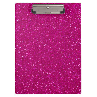 Carpeta De Pinza Diamantina rosada