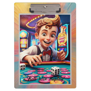 Carpeta De Pinza "Dice en 3D"