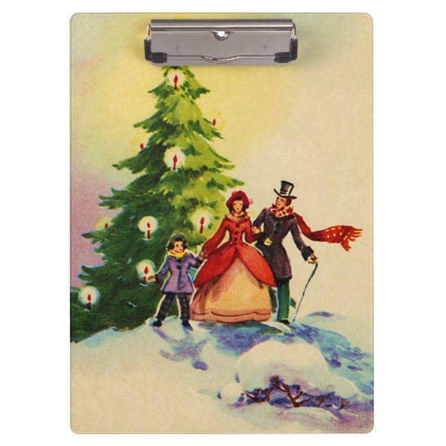 Carpeta De Pinza Dickens style Christmas illustration (Anverso)