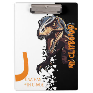 Carpeta De Pinza Dino Feroz Velociraptor para Niños