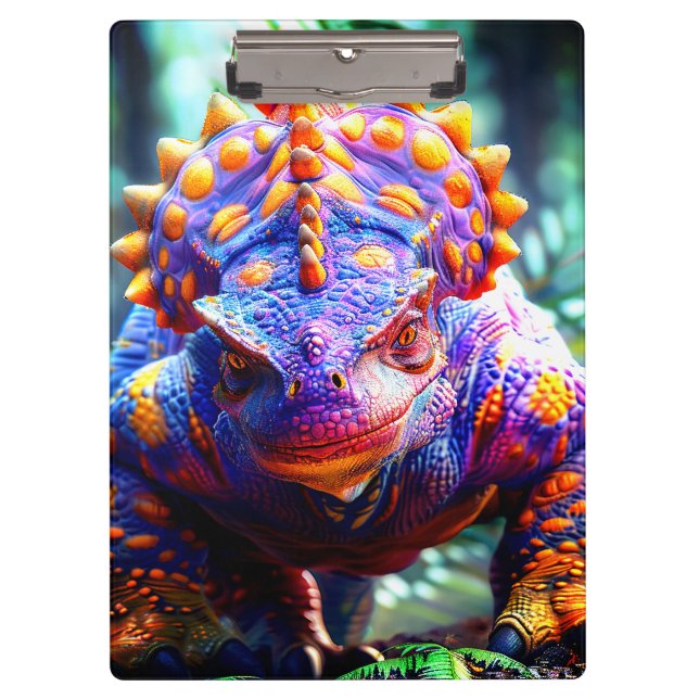 Carpeta De Pinza Dinosaurio (Anverso)