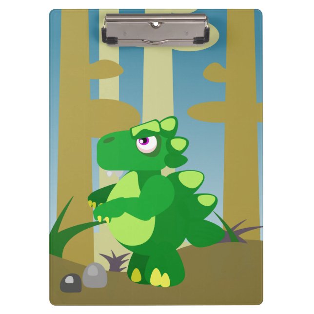 Carpeta De Pinza Dinosaurio (Anverso)