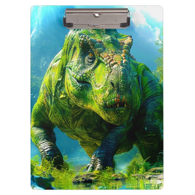 Carpeta De Pinza Dinosaurio (Anverso)